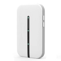 유심 라우터 포켓 와이파이 자동차 무선 충전식 캠핑용 1 pc mifi 4g 플라스틱, 하얀