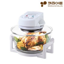 키친아트 KO-121MT 원적외선 광파오븐 미니오븐 구이기 유리 12L