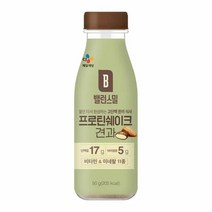 cj 한끼 밸런스밀 프로틴 쉐이크 견과 50g 직장인 점심 도시락 간식 혼밥 간헐적 체중조절 간식, 7개