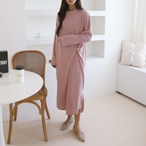아이슈즈꼬임 라운드 롱원피스 1048559
