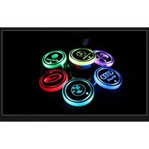 [복권] LED 차량 컵홀더 무드등 차량용품, 폭스바겐