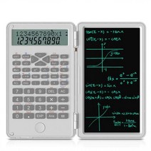 6 인치 계산기 USB LCD 쓰기 태블릿 휴대용 충전식 드로잉 보드 오피스 필기 노트북 학교 작업용, Func Calcu 그레이