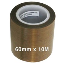 산업용 접착력좋은 내열용 테프론 테이프 60mm x 10m 내화학성 니토