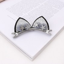 아동헤어핀 가능 고양이를 사랑 귀 똑딱핀 머리집게 러블리 앞머리 클립 머리핀 부스지다 헤어액세서리 품 2528111368