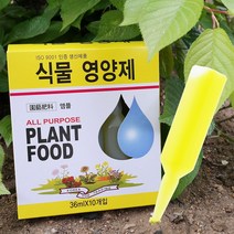 식물 영양제 10P 화초 수목 난 화분 비료 영양제 앰플