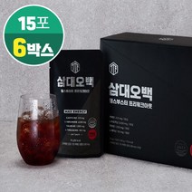 삼대오백 헬스 부스터 에너지 드링크 아르기닌 타우린 블랙마카, 15포 x 6박스