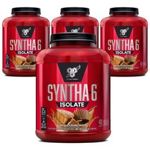 비에스엔 신타-6 아이솔레이트 프로틴 파우더 드링크 믹스 단백질 보충제, 4개, 1.82kg