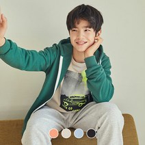 [지오다노주니어] 091501 코튼 크루넥 긴팔 프린트티셔츠