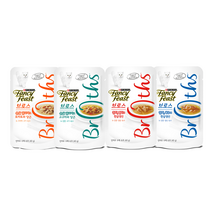 팬시피스트 브로스 수제파우치 4종box( 40g x 16개입)-4종콤보세트, 단품