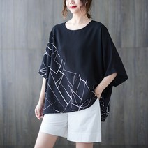 반팔 블라우스 티셔츠 콘트라BL