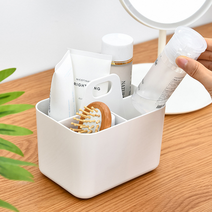 [2종세트] 리빙공감 깔끔 책상정리 멀티 미니 수납함, 화이트