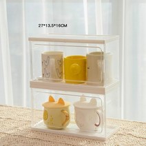 빈티지 그릇장 커피장 엔틱 접시 미니 찬장 옛날 레트로 컵 진열장 주방 찻잔 장식장 앤틱, 2단