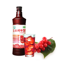 광야식품 진한 오미자청 970ml, 4개