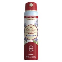 올드 스파이스 알루미늄 프리 드라이 스프레이 와일드니스 4.3 oz, 1팩