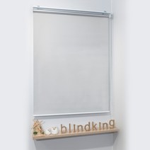 도담블라인드 크리스탈 무지 롤스크린 그레이 가로 130 cm