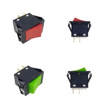 스위치 4핀 2단 정격 125V 10A / 250V 6A Dok-4210, 레드