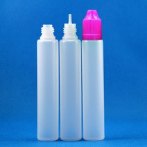 5Pcs 30ml 60ml LDPE 플라스틱 짜기 펜 Dropper 병 E 주스 Childproof 모자 긴 얇은 팁 승/퍼널 눈 액체 컨테이너, [01] 60ml, [01] Plastic, [09] 보라색