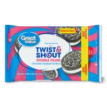 Great Value Twist & Shout Double 그레이트 밸류 트위스트 더블샷 초콜릿 샌드위치 쿠키 567g x 2