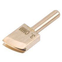 가죽 전기 크리저 황동 납땜 인두 팁 굽기 edge leather craft press edge sealing 기계 라인 pyrography 도구, 짙은 회색