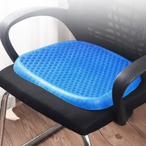아이스 쿨젤 통풍 젤쿠션 벌집 쿨 방석 DD-11315, 블루