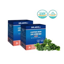 정품)닥터아돌 코퍼 비헴철 임산부 철분제 혈액생성 철분부족 영양제, 800mg, 2개, 60정