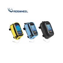 [ROSWHEEL] [Roswheel] 12496정품로스휠자전거가방스마트폰터치백, 사이즈:S / 색상:라인레드