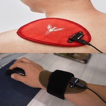 국산 붙이는 LED 근적외선 온열 마사지기 100ma 뜨겁지않은 모든 신체부위가능 휴대용, 랜덤, LED 근적외선 마사지기