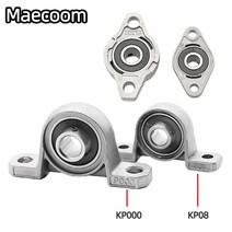KFL08 KP08 8/10/12mm 보어 직경 필로우 블록 플랜지 마름모꼴 베어링 아연 합금 3D 프린터 DIY 부품 T8, KFL01 12mm