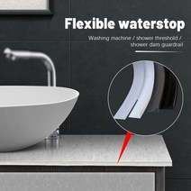 투명테이프 Waterproof Seal Strip Kitchen Countertop Sink Gap Bath Sealing Tape Toilet Corner Silicone Sel, [02] Transparent  200cm