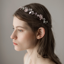 고급 셀프웨딩 브라이덜샤워 생일 선물 수공예 헤어밴드 26