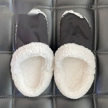 크록스슬리퍼 호환용 도톰한 털안감 내피 따뜻한 양모 기모 방한 슬리퍼 겨울용 양털