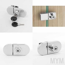 1개배송 잠금장치 85X38MM 유리장 잠금장치 유리 진열장 잠금장치