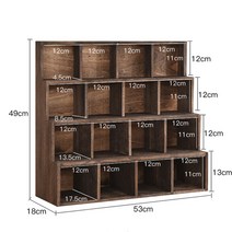 머그컵진열장 원목 다기장 찻잔장 인테리어 소품 B01, 4x4