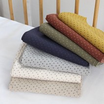 대폭-면기모) 아기잔꽃(7컬러) 원단 융 퀼트 침구커버 천