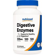 뉴트리코스트 Digestive Enzymes 효소 캡슐, 120정, 1개, 120정