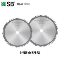 에스비 원형톱날 목재용 12인치 120날 3T 각도절단기 당가루톱날 목공 원형 팁쇼 목재, 305x120날x3.0Tx25.4