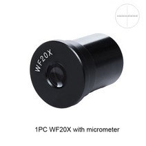 현미경 생물 현미경 접안 렌즈 WF5X WF10X WF15X WF16X WF20X WF25X 액세서리 광각 단안 용 안구, [11] WF20X with Reticle