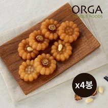 풀무원 올가 한입에 쏙 우리밀 꼬마약과 400gX4봉, 없음