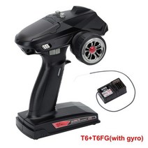 드론 부품 모터 평기어 랙기어 INJORALCG 탄소 섬유 섀시 키트 프레임 거더 110 RC 크롤러 Axial SCX10 amp II 90046 업그레이드, T6FG Transmitter