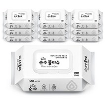 행운드림 순수 물티슈 100매, 25팩