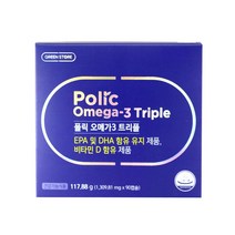 그린스토어 폴릭 오메가3 트리플, 1개, 90정
