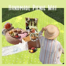 더해피 양면방수 특대 식탁/테이블/피크닉 매트, 단품