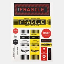 아트박스/스트랩스 FRAGILE 스티커, 본품