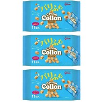 Glico 글리코 크림 콜론 라지백 라이트밀크 연유맛 11봉입 3팩, 1개