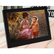 디지털액자 15.6 인치 IPS HD 1920x1080 전체 기능 디지털 사진 프레임 전자 앨범 뮤직 비디오 결혼 선물, 01 10inch black_01 EU 플러그