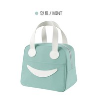 블루레이크 도시락 보냉 보온 가방, 민트