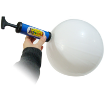 JH굿즈 탱탱볼 (비치볼 탱탱볼 / 에어펌프 별도) 공놀이 한방에 준비하자 비치튜브 비치볼 에어볼 손펌프 펌프, 칼라무지탱탱볼(옐로우)