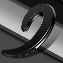 골전도 블루투스이어폰 범용 골전도 이어폰 무선 블루투스 4.2 스포츠 스테레오 헤드셋 노트북 태블릿 샤오미 아이폰 7 8 X, Black