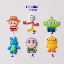 HEIDINE 하이디네 / 토이스토리 10PCS / 실내화 악세사리 꾸미기 / TOY STORY / 우디 앨런 버즈 외계인 / 개별판매 / 세트구매