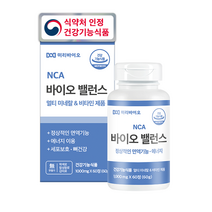 바이오밸런스 활성산소 제거 영양제 만성피로 멀티미네랄 아연 셀레늄 크롬 마그네슘, 4개, 1000mg x 60정
